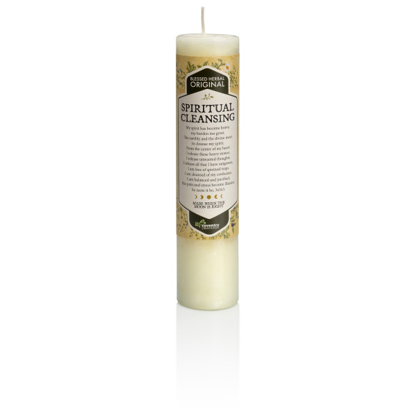 Blessed Herbal Spiritual Cleansing Candle